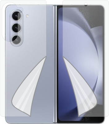 ZINGTEL Front and Back Tempered Glass for SAMSUNG GALAXY Z FOLD 5 (Edge To Edge TPU Full Coverage)(Pack of 1)