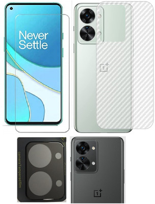 COVER CAPITAL Front and Back Screen Guard for Oneplus Nord 2T(Pack of 3)