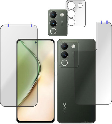 Cinzia Front and Back Tempered Glass for vivo Y200 5G(Pack of 3)