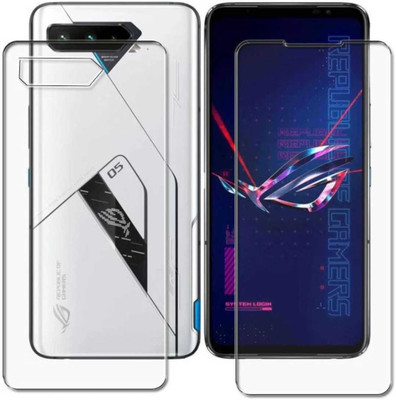 DOWRVIN Front and Back Tempered Glass for Asus Rog Phone 6(Pack of 2)