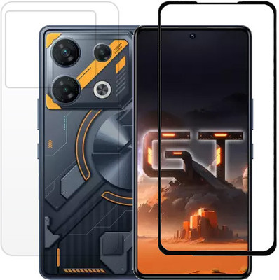 ECMERED Front and Back Tempered Glass for Infinix GT10 Pro, INFINIX GT10 PRO(Pack of 1)
