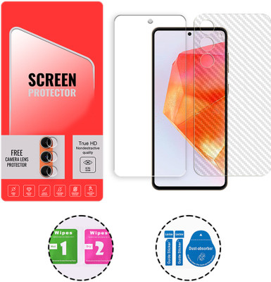 ARBAN Front and Back Tempered Glass for Samsung Galaxy C55 5G (1 FREE CAMERA LENS) WITH FRONTBACK SCREEN PROTECTOR(Pack of 1)