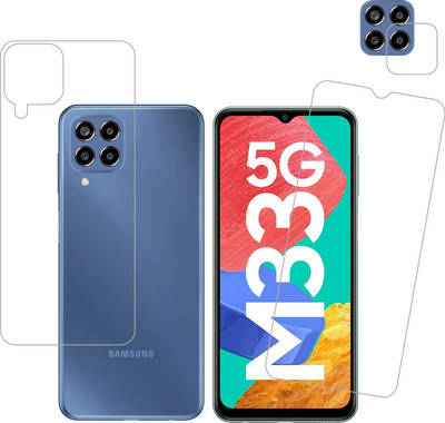 Ten To 11 Front and Back Tempered Glass for Samsung Galaxy M33 5G(Pack of 3)