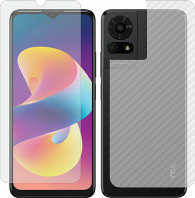 MOBART Front and Back Tempered Glass for TCL 50 LE(Pack of 2)