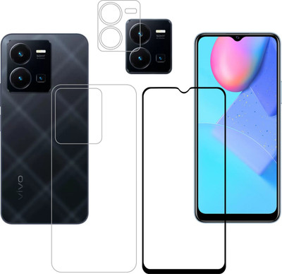 Ten To 11 Front and Back Tempered Glass for ViVO Y35(Pack of 3)