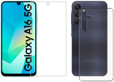 4 YARDS Front and Back Tempered Glass for Samsung Galaxy A16 5G(Pack of 1)