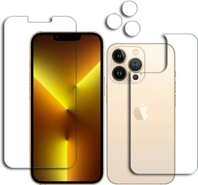 SOMTONE Front and Back Tempered Glass for Apple iPhone 13 Pro FRONTBACK TEMPERED GUARD(Pack of 1)