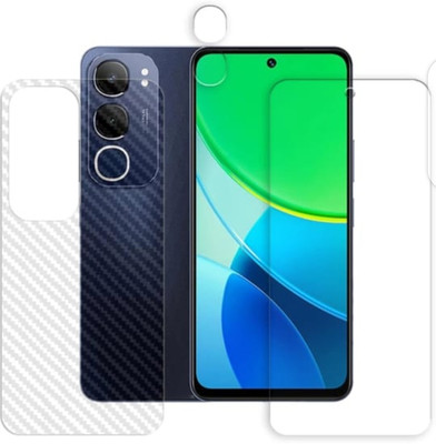 ZIDZEE Front and Back Tempered Glass for VIVO Y19S 4G(Pack of 3)