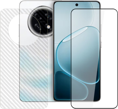 SOMTONE Front and Back Tempered Glass for Oppo A6 Max 5G Tempered Glass Screen Protector | Anti-Scratch | Edge to Edge Full Coverage | 9H Hardness ( 1 FRONT TEMPERED GLASS PROTECTOR + 1 CARBON FIBER BACK ) FX04(Pack of 1) SOMTONE Front and Back Tempered Glass for Oppo A6 Max 5G Tempered Glass Screen Protector | Anti-Scratch | Edge to Edge Full Coverage | 9H Hardness ( 1 FRONT TEMPERED GLASS PROTECTOR + 1 CARBON FIBER BACK ) FX04(Pack of 1)