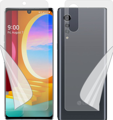 ZINGTEL Front and Back Tempered Glass for LG VELVET (Edge To Edge TPU Full Coverage)(Pack of 1)