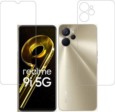 Vatsin Front and Back Tempered Glass for Realme 9i 5G(Pack of 2)