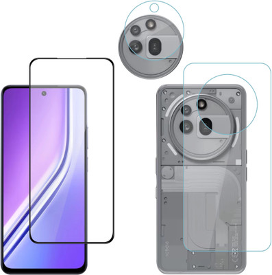 Ten To 11 Front and Back Tempered Glass for Nothing 3A Pro(Pack of 3)