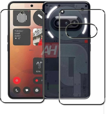 DB Front and Back Tempered Glass for NOTHING PHONE 3A(Pack of 2)
