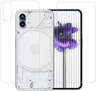 HOBBYTRONICS Front and Back Tempered Glass for Nothing Phone 1(Pack of 1)