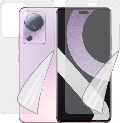 ZINGTEL Front and Back Tempered Glass for XIAOMI CIVI 2 (Edge To Edge TPU Full Coverage)(Pack of 1)