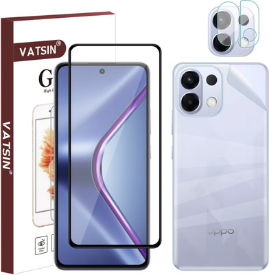 Vatsin Front and Back Tempered Glass for OPPO K13 5G, Oppo K13 5G [With Rear Camera Lens Guard](Pack of 3)