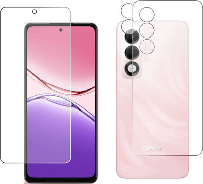 chakoor Front and Back Tempered Glass for oppo k13x 5g(Pack of 3)