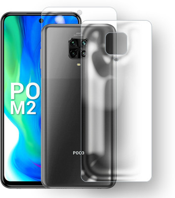 MUTAALI Front and Back Tempered Glass for Poco M2 Pro(Pack of 1)