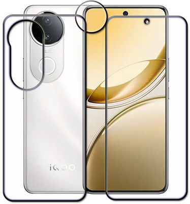 tombik Front and Back Tempered Glass for 21gc-iQOO Z10r-fb,lens(Pack of 3)