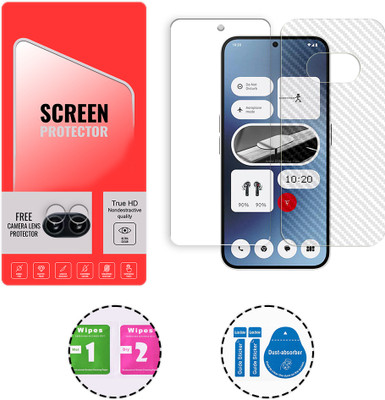 ARBAN Front and Back Tempered Glass for Nothing Phone (2a) 5G (1 FREE CAMERA LENS) WITH FRONTBACK SCREEN PROTECTOR(Pack of 1)