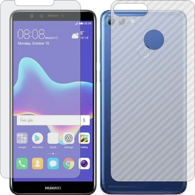 MOBART Front and Back Tempered Glass for HUAWEI Y9 2018(Pack of 2)