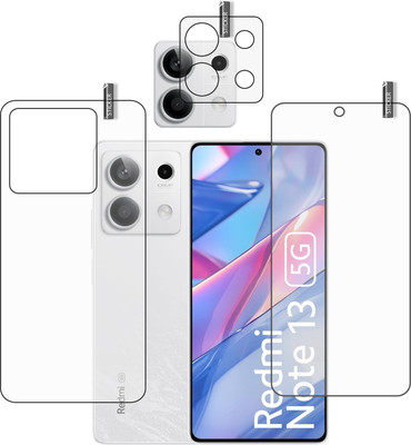GARUDA GLASS Front and Back Tempered Glass for REDMI NOTE 13 5G With Camera Lens Protector(Pack of 3)