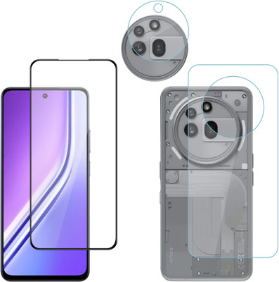 Ten To 11 Front and Back Tempered Glass for Nothing 3A Pro(Pack of 3)