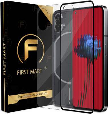 FIRST MART Front and Back Tempered Glass for Nothing Phone 1 5G, Nothing Phone 1, Nothing Phone (1) 5G, Nothing 1, ( 1 OG Tempered Glass With 1 Nano Back )(Pack of 2)