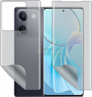 Mobling Front and Back Tempered Glass for Vivo Y300 Plus V2422 (Edge To Edge TPU Full Coverage)(Pack of 1)