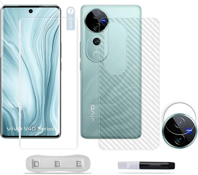 DB Front and Back Tempered Glass for VIVO V40 PRO 5G FRONT AND BACK CAMERA LENS TEMPERED GLASS(Pack of 3)