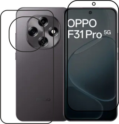 chakoor Front and Back Tempered Glass for OPPO F31 Pro+ 5G(Pack of 3)