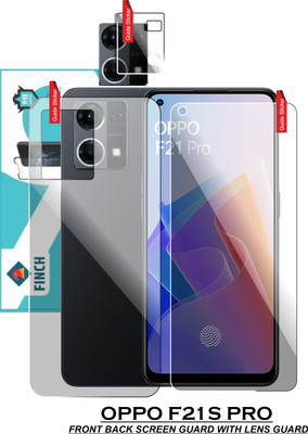 KANCHA Front and Back Tempered Glass for OPPO F21S PRO(Pack of 3)