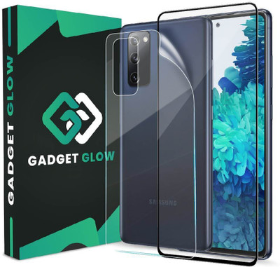 Gadget Glow Front and Back Tempered Glass for Samsung Galaxy S20 FE 5G, Samsung Galaxy S20 FE, ( 1 OG tempered Glass With 1 Back Screen Guard )(Pack of 2)