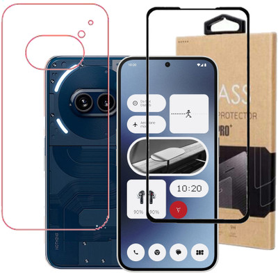 KMPERED Front and Back Tempered Glass for Nothing Phone (2a) 5G, Nothing Phone (2a), Nothing Phone 2A, Nothing Phone 2A 5G(Pack of 1)