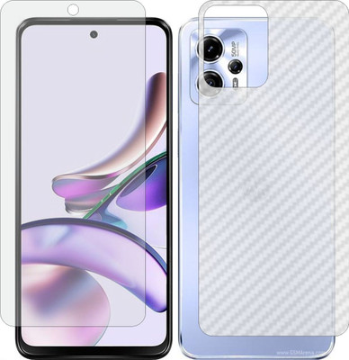MOBART Front and Back Tempered Glass for MOTOROLA MOTO G 13(Pack of 2)