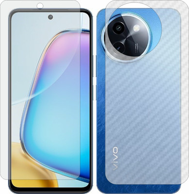 MOBART Front and Back Tempered Glass for Vivo Y200i 5G(Pack of 2)