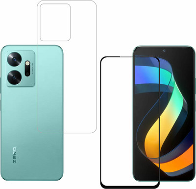 Ten To 11 Front and Back Tempered Glass for infinix zero 20(Pack of 2)