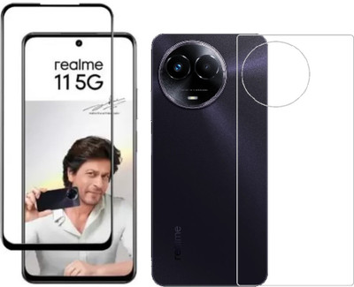 4 YARDS Front and Back Tempered Glass for Realme 11 5G (D-Plus)(Pack of 1)