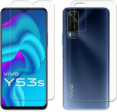 MUTAALI Front and Back Tempered Glass for Vivo Y53s 4G(Pack of 1)