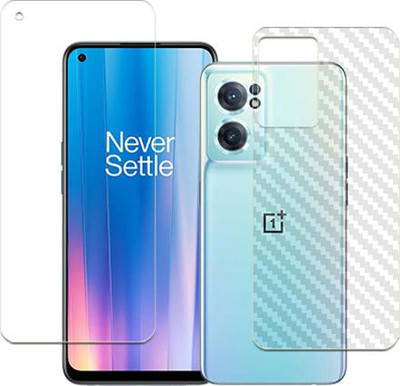 SOMTONE Front and Back Tempered Glass for OnePlus Nord CE 2 5G FRONT BACK(Pack of 1)
