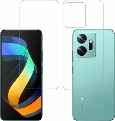 Ten To 11 Front and Back Tempered Glass for infinix zero 20(Pack of 2)