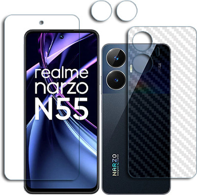 ARBAN Front and Back Tempered Glass for Realme narzo N55 FRONTBACK TEMPERED GUARD(Pack of 1)