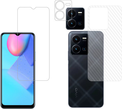 Vatsin Front and Back Tempered Glass for ViVO Y35(Pack of 3)
