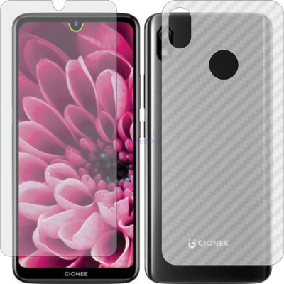 Fasheen Front and Back Tempered Glass for GIONEE F9 (Front Matte Finish & Back 3d Carbon Fiber)(Pack of 2)