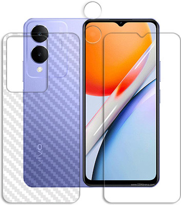 SOMTONE Front and Back Tempered Glass for CLFB-vivo Y36i FRONTBACK SCREEN GUARD(Pack of 1)