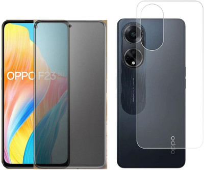 4 YARDS Front and Back Tempered Glass for Oppo F23 5G (Matte Finish)(Pack of 1)