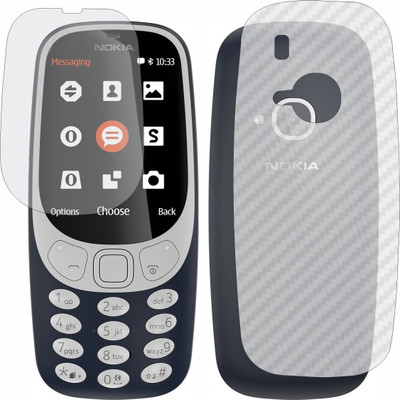 Mobling Front and Back Tempered Glass for Nokia 3310 2023(Pack of 2)