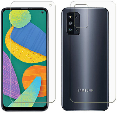 ARBAN Front and Back Tempered Glass for SAMSUNG F12 Front Back Flexible Tempered Glass(Pack of 1)