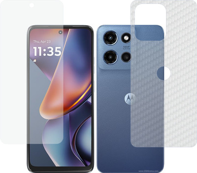 Mobling Front and Back Tempered Glass for Motorola Moto G 2025 5G(Pack of 2)