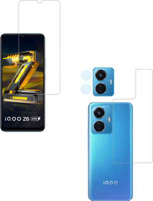 Ten To 11 Front and Back Tempered Glass for iQOO Z6 44W(Pack of 3)